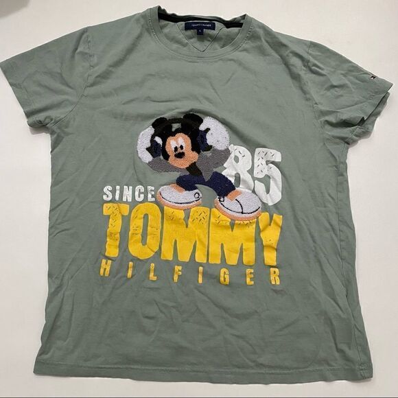 Tommy Hilfiger Mickey Mouse t-shirt size large - Picture 1 of 5